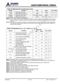 AS4C128M16D3A-12BANTR Datasheet Page 23