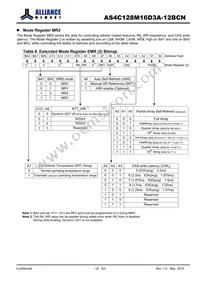 AS4C128M16D3A-12BCNTR Datasheet Page 18