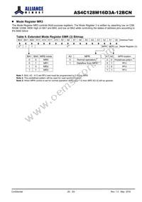 AS4C128M16D3A-12BCNTR Datasheet Page 20
