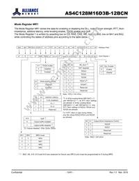 AS4C128M16D3B-12BCNTR Datasheet Page 10
