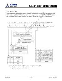 AS4C128M16D3B-12BCNTR Datasheet Page 11
