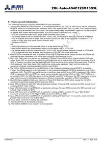 AS4C128M16D3L-12BANTR Datasheet Page 10