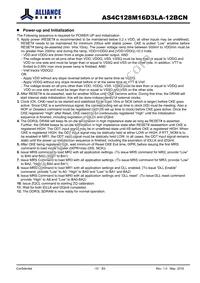 AS4C128M16D3LA-12BCNTR Datasheet Page 10