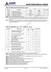 AS4C128M16D3LA-12BCNTR Datasheet Page 23