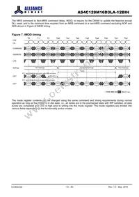 AS4C128M16D3LA-12BINTR Datasheet Page 13