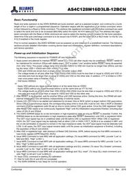 AS4C128M16D3LB-12BCNTR Datasheet Page 7