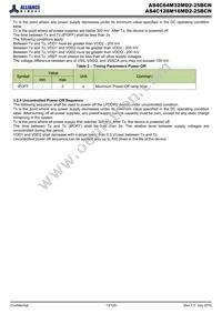 AS4C128M16MD2-25BCNTR Datasheet Page 13