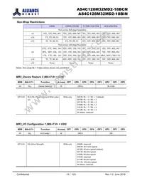 AS4C128M32MD2-18BINTR Datasheet Page 15