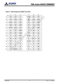 AS4C128M8D3-12BANTR Datasheet Page 4