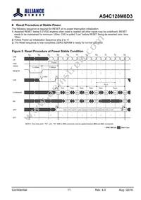 AS4C128M8D3-12BINTR Datasheet Page 11