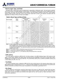AS4C128M8D3A-12BAN Datasheet Page 15