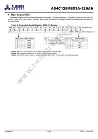 AS4C128M8D3A-12BAN Datasheet Page 20