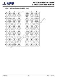 AS4C128M8D3A-12BINTR Datasheet Page 3