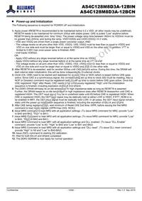 AS4C128M8D3A-12BINTR Datasheet Page 10