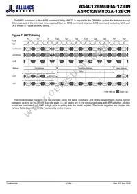 AS4C128M8D3A-12BINTR Datasheet Page 13