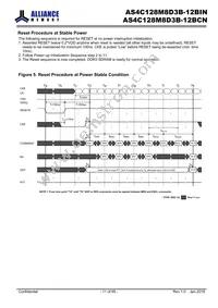 AS4C128M8D3B-12BINTR Datasheet Page 11