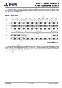 AS4C128M8D3B-12BINTR Datasheet Page 13