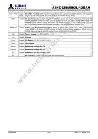 AS4C128M8D3L-12BAN Datasheet Page 7