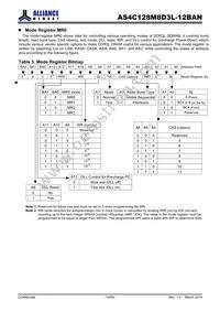 AS4C128M8D3L-12BAN Datasheet Page 14