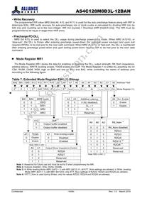 AS4C128M8D3L-12BAN Datasheet Page 16