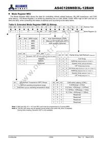 AS4C128M8D3L-12BAN Datasheet Page 18