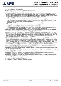 AS4C128M8D3LA-12BIN Datasheet Page 10