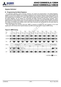 AS4C128M8D3LA-12BIN Datasheet Page 12