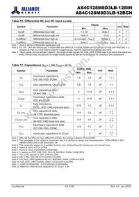 AS4C128M8D3LB-12BINTR Datasheet Page 23