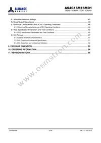 AS4C16M16MD1-6BCN Datasheet Page 2