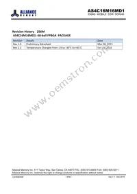 AS4C16M16MD1-6BCN Datasheet Page 3