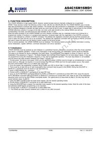 AS4C16M16MD1-6BCN Datasheet Page 10