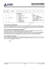 AS4C16M16MD1-6BCN Datasheet Page 16