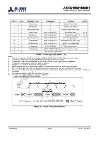 AS4C16M16MD1-6BCN Datasheet Page 18