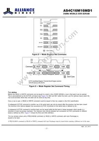 AS4C16M16MD1-6BIN Datasheet Page 22