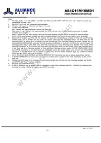 AS4C16M16MD1-6BINTR Datasheet Page 20