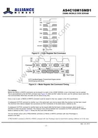 AS4C16M16MD1-6BINTR Datasheet Page 22