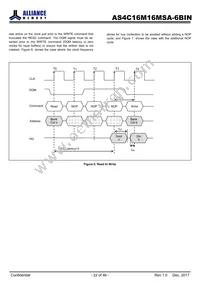 AS4C16M16MSA-6BINTR Datasheet Page 22