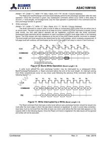 AS4C16M16S-6BINTR Datasheet Page 10