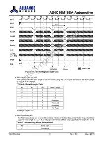 AS4C16M16SA-6BANTR Datasheet Page 14
