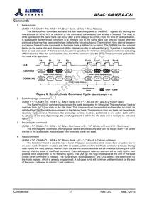 AS4C16M16SA-7BCNTR Datasheet Page 8