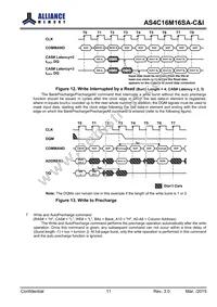 AS4C16M16SA-7BCNTR Datasheet Page 12