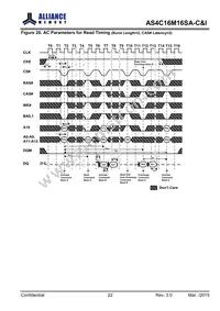 AS4C16M16SA-7BCNTR Datasheet Page 23