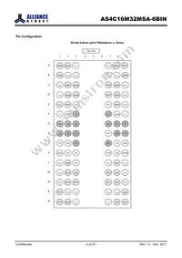 AS4C16M32MSA-6BINTR Datasheet Page 4