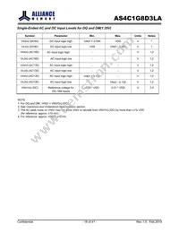 AS4C1G8D3LA-10BCN Datasheet Page 18