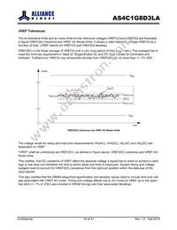 AS4C1G8D3LA-10BCN Datasheet Page 19