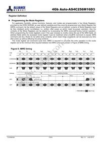 AS4C256M16D3-12BANTR Datasheet Page 12