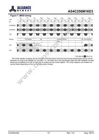 AS4C256M16D3-12BINTR Datasheet Page 13