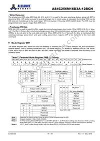 AS4C256M16D3A-12BCNTR Datasheet Page 16