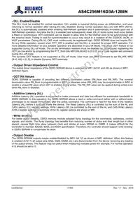 AS4C256M16D3A-12BINTR Datasheet Page 17