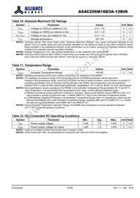 AS4C256M16D3A-12BINTR Datasheet Page 21